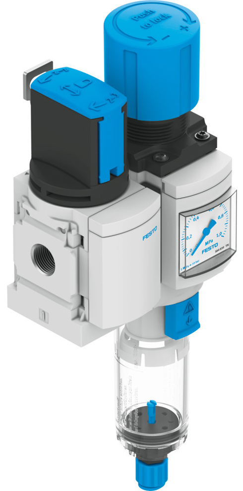 Festo 8176522 / MS4-EM1FR-1/4-D6-C-P-M-AG-MPA-WP-F1A-B Service Unit