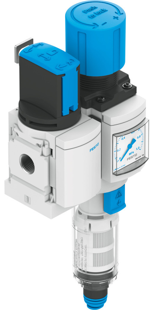 Festo 8098380 / MS4-EM1FR-1/4-D6-E-P-VC-AG-MPA-WPE-B Service Unit