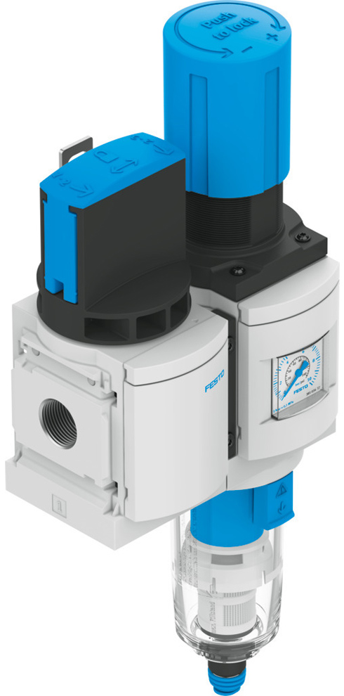 Festo 8098370 / MS6-EM1FR-1/2-D6-C-P-VC-AG-BAR-WPE-B Service Unit