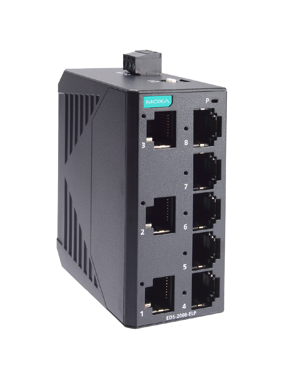 Moxa EDS-2008 Series 8-Port Unmanaged Ethernet Switch