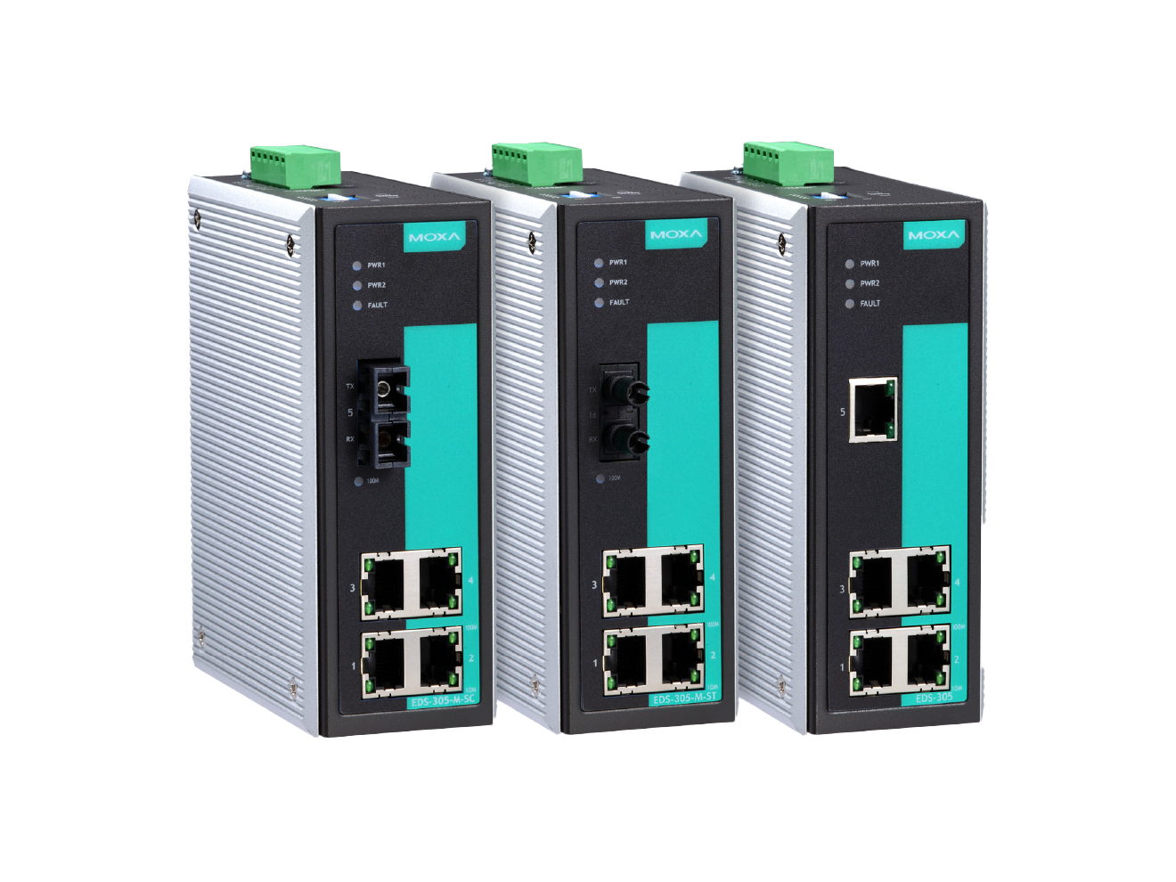 Moxa EDS-305 5-Port Unmanaged Ethernet Switch
