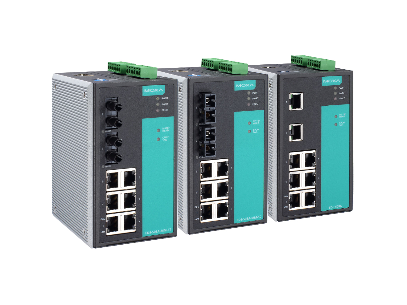 Moxa EDS-508A Series 8-Port Managed Ethernet Switch