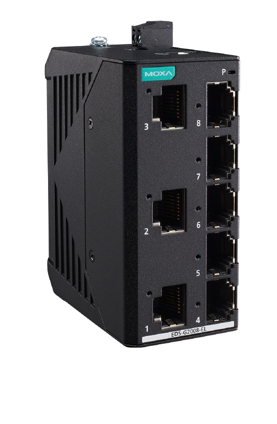 Moxa EDS-G2008 Series 8-Port Unmanaged Ethernet Switch