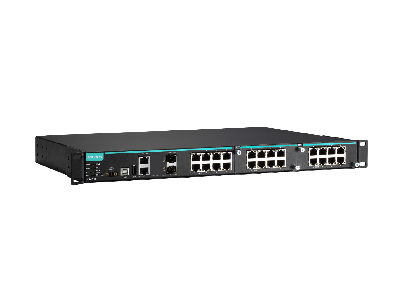 Moxa IKS-6726A Series Modular Managed Ethernet Switch