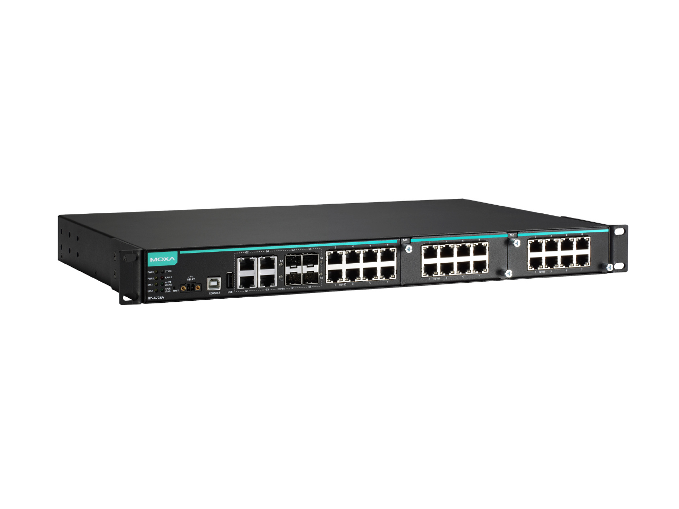 Moxa IKS-6728A-8PoE-4GTXSFP-HV-HV-T Ethernet / PoE Switch