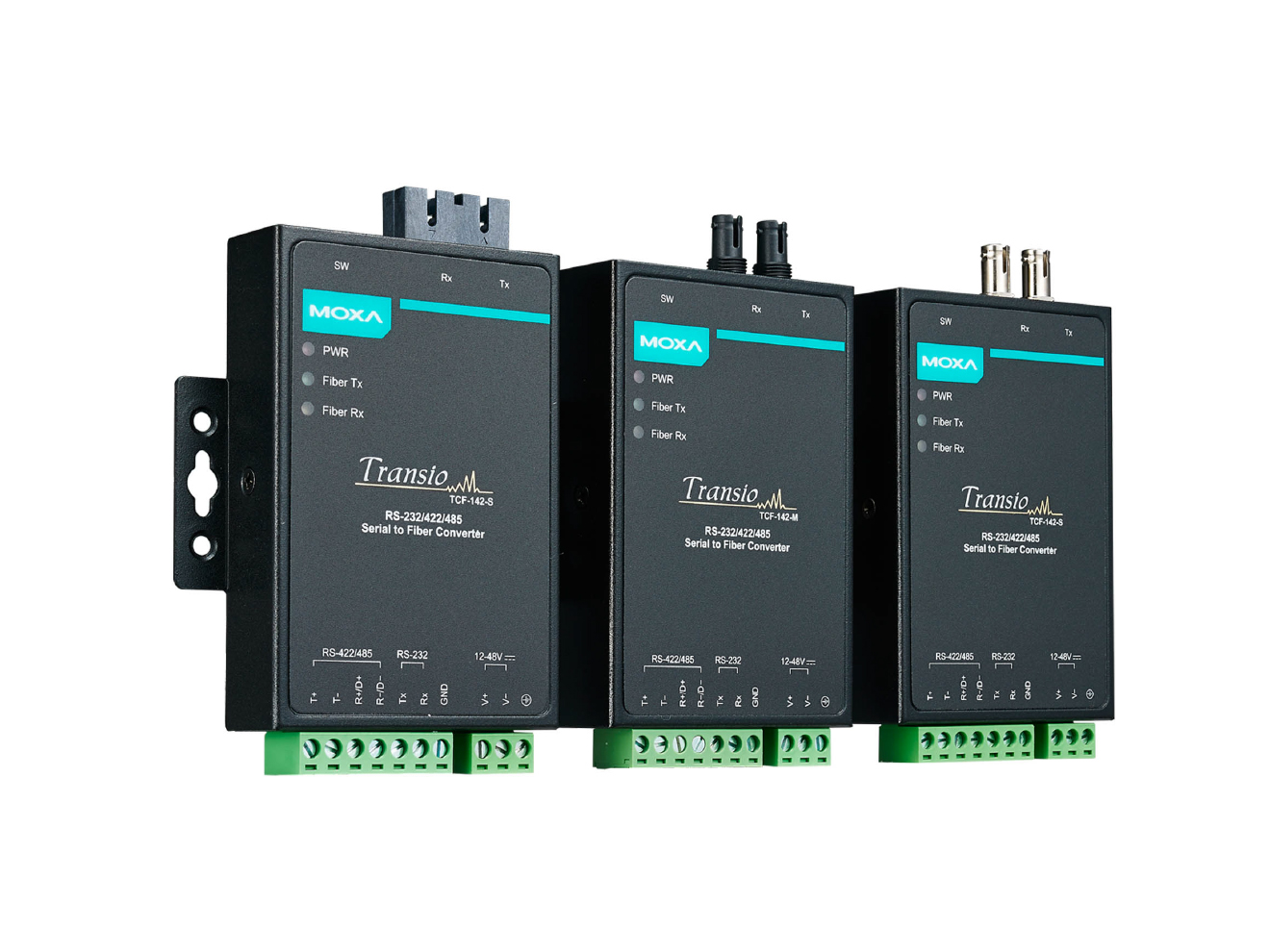Moxa TCF-142 Series Serial-to-Fiber Converter